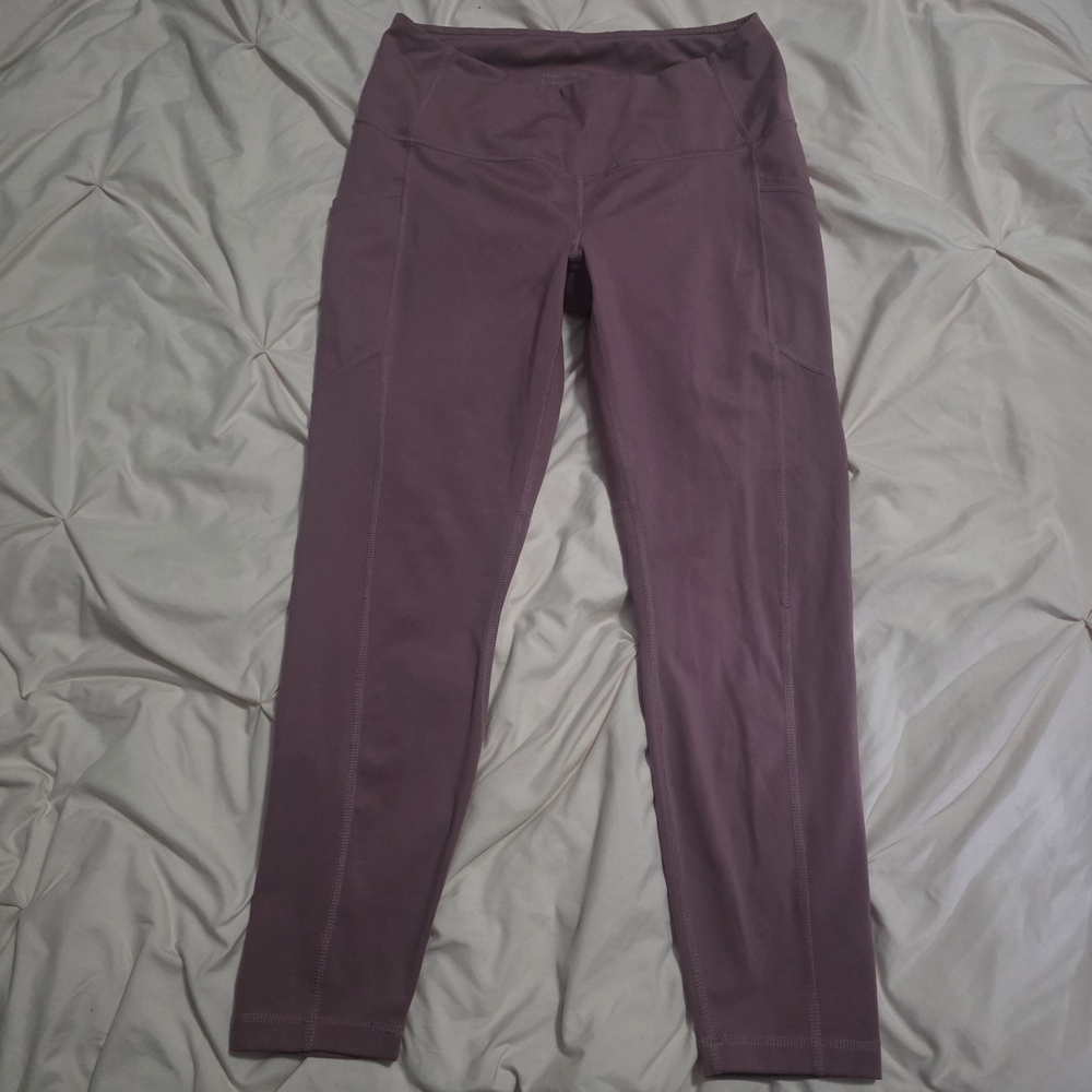 IYogalicious Mauve Leggings With Pockets